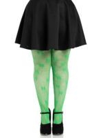 clover net tights Green by Leg Avenue