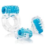 cock ring vibrator Screaming O Vibro Man - Each Blue by Screaming O