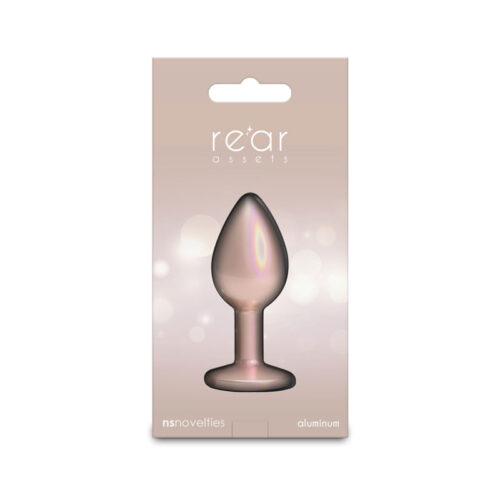 Iridescent Anal Plug Rear Assets Gold By Nsnovelties