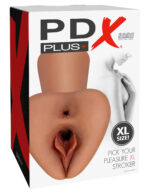 best male masturbation toy Pick Your Pleasure XL Stroker Brown by Pipedream