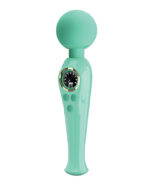 led wand vibrator Skylar - Digital Display Turquoise by Pretty Love
