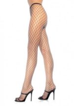 spandex fence net stocking plus size Xena Diamond Tights Black by Leg Avenue