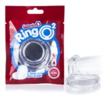 cock ring and ball separator Ringo 2 Clear by Screaming O