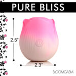 pulsing rose Petals Throbbing Stimulator Pink by XR Brands