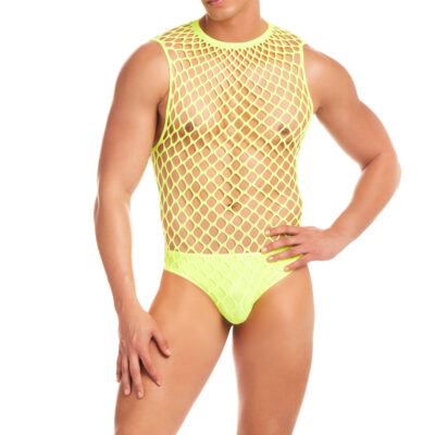 sexy male underwear Full Effect 2pc Set - Large/xl Yellow by Pink Lipstick