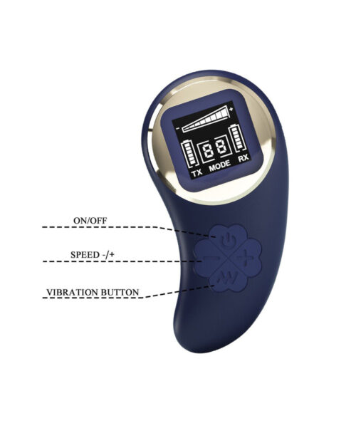 Remote Control Vibrating Bullet Mina Egg Blue By Pretty Love