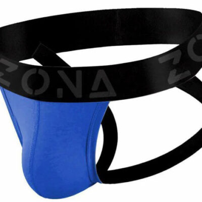 male thong Blue Core Jockstrap Blue by Zona Mens Underwear