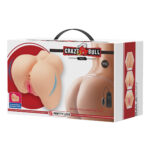 vibrating prostate Mila Realistic Vagina and Ass Vibrator Beige by Pretty Love