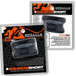 ball stretcher cock ring steel Squeeze Short Ballstretcher Black by Oxballs