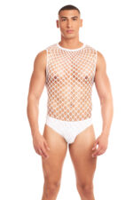 sexy male underwear Full Effect 2pc Set - Large/xl White by Pink Lipstick