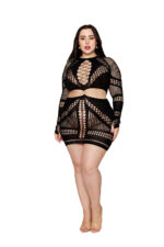 chemise dmnd - one size - black by Dreamgirl