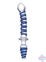 10" Mr. Swirly Double Ended Glass Dildo & Butt Plug - Image 2