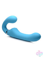 Blue Mighty Rider 10x Vibrating Strapless Toy - Image 8