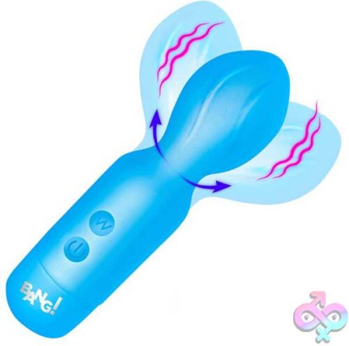 18X Vibrating Silicone Mini Wand - Blue - Image 2