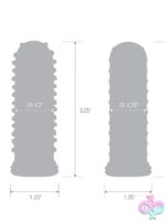 2-Pack Anal Stimulating Finger Sleeves – Blue - Image 3