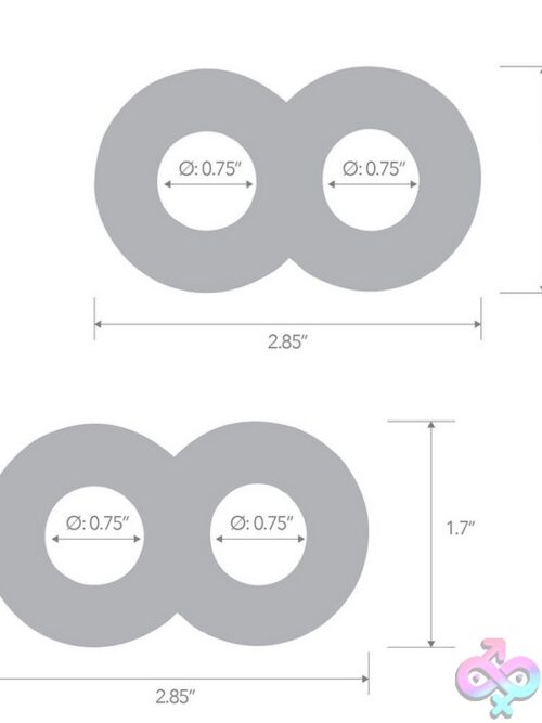 2-Pack Duo Cock &Amp; Ball Stamina Enhancement Rings - Image 3