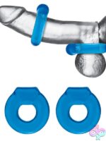2-Pack Ultra-Stretch Stamina Endurance Ring – Blue - Image 2
