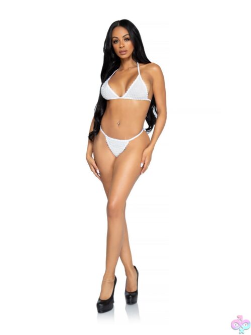 2 Pc Tempest Bikini Set - White- One Size - Image 2