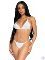 2 Pc Tempest Bikini Set - White- One Size - Image 3