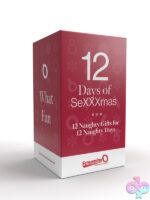 12 Days of SeXXXmas holiday couples gift set in red and green by Screaming O