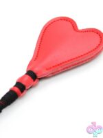 Heart Crop with Ornate Pro Handle – Red - Image 2
