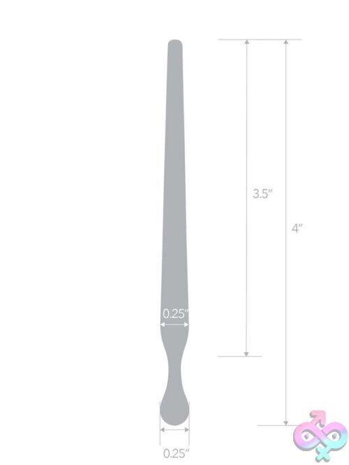 3.5&Quot; Stainless Steel Penis Plug – Silver - Image 3