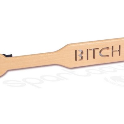 32 cm beige zelkova wood spanking paddle by Spartacus
