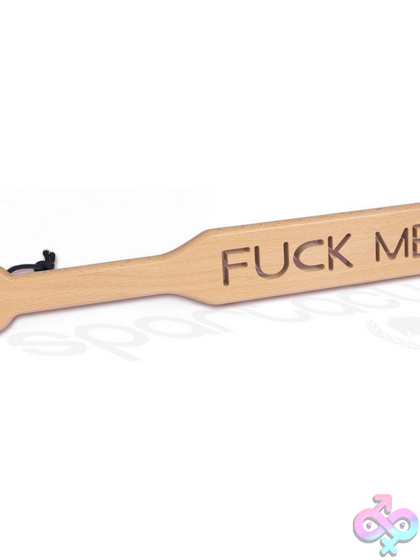 Discreet-Toys-37-5-Cm-Zelkova-Wood-Fuck-Me-Nu-Spb-W11 37.5 Cm Beige Zelkova Hardwood Spanking Paddle By Spartacus