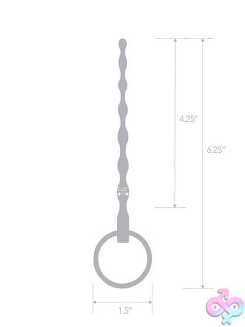 4.25&Quot; Stainless Steel Ribbed Urethral Sound - Image 3