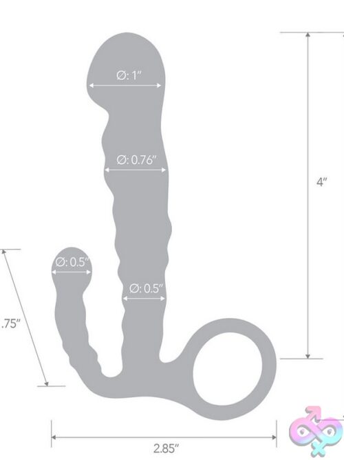 4.5&Quot; Beginners Prostate Massager – Blue - Image 3