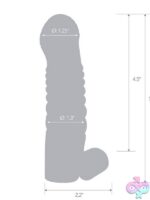 5.25" Vibrating Penis Enhancing Sleeve Extension – Clear - Image 3