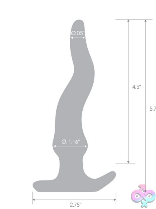 5.75&Quot; Wavy Butt Plug - Image 3
