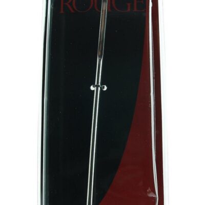 Polished 5mm smooth silver stainless steel dilator in clamshell packaging by Rouge Garments