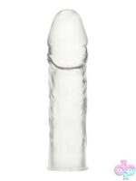6.25" Realistic Penis Extension Sleeve – Clear - Image 2