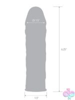 6.25" Realistic Penis Extension Sleeve – Clear - Image 3