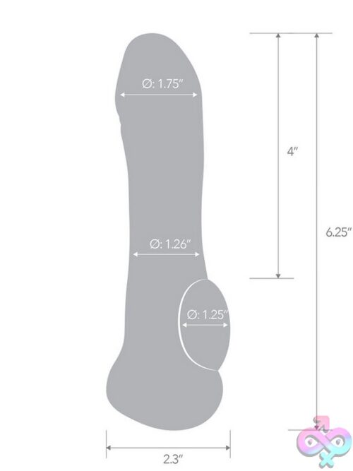 6.25&Quot; Transparent Penis Enhancing Sleeve Extension – Clear - Image 3