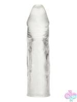 6.5" Realistic Penis Extension Sleeve – Clear - Image 2