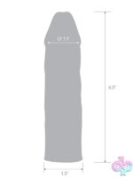6.5" Realistic Penis Extension Sleeve – Clear - Image 3
