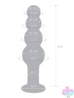 7.25" Glass Beaded Butt Plug - Image 3