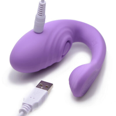 7x Pulse Pro Pulsating and Clit Stim Vibe with Remote in Purple by XR Brands