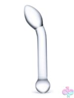 8 Inch Slimline G-Spot Glass Dildo - Image 2