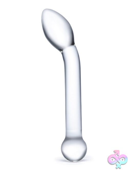 8 Inch Slimline G-Spot Glass Dildo - Image 2