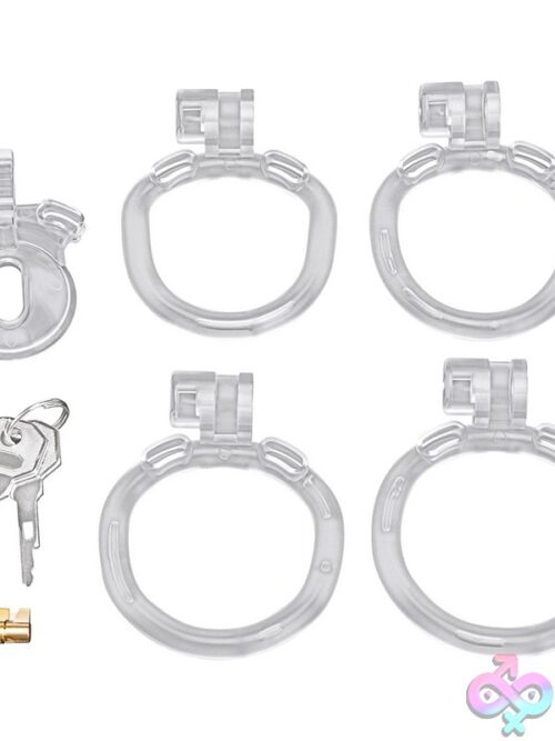 Acrylic See-Through Micro Chastity Cage - Image 3