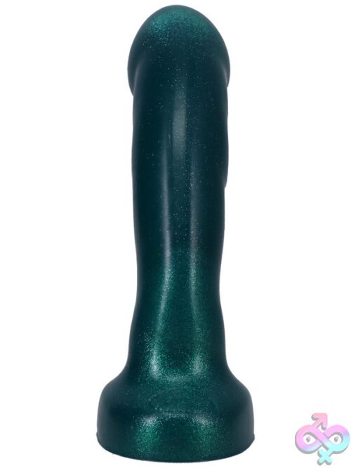 Tantus Acute Silicone Dildo – Emerald Green - Image 3