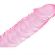 Adam and Eve Sex Toys - Adam and Eve Pink Jelly Slim Dildo - Pink