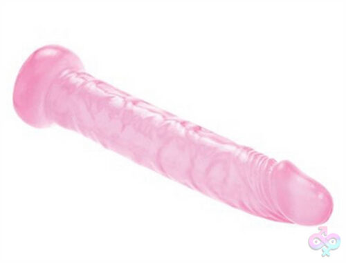 Adam and Eve Sex Toys - Adam and Eve Pink Jelly Slim Dildo - Pink