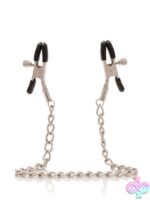 Adjustable Nipple Clamps on Chain – Silver Metal - Image 2