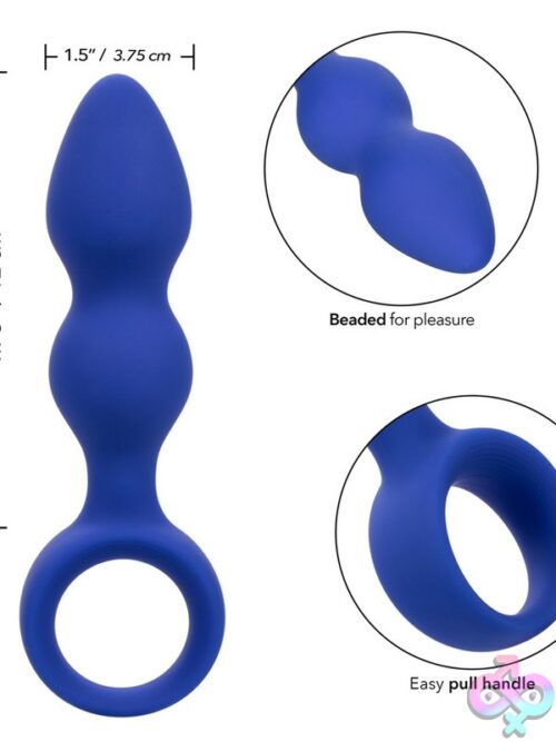 Admiral Advanced Beaded Probe – Blue Silicone - Image 3