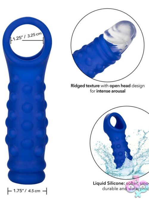 Admiral Liquid Silicone Beaded Extension – Blue - Image 3