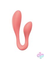 Adrien Lastic Couple Secrets 2.0 Hands-Free Double Penetration Vibrator – Orange - Image 2
